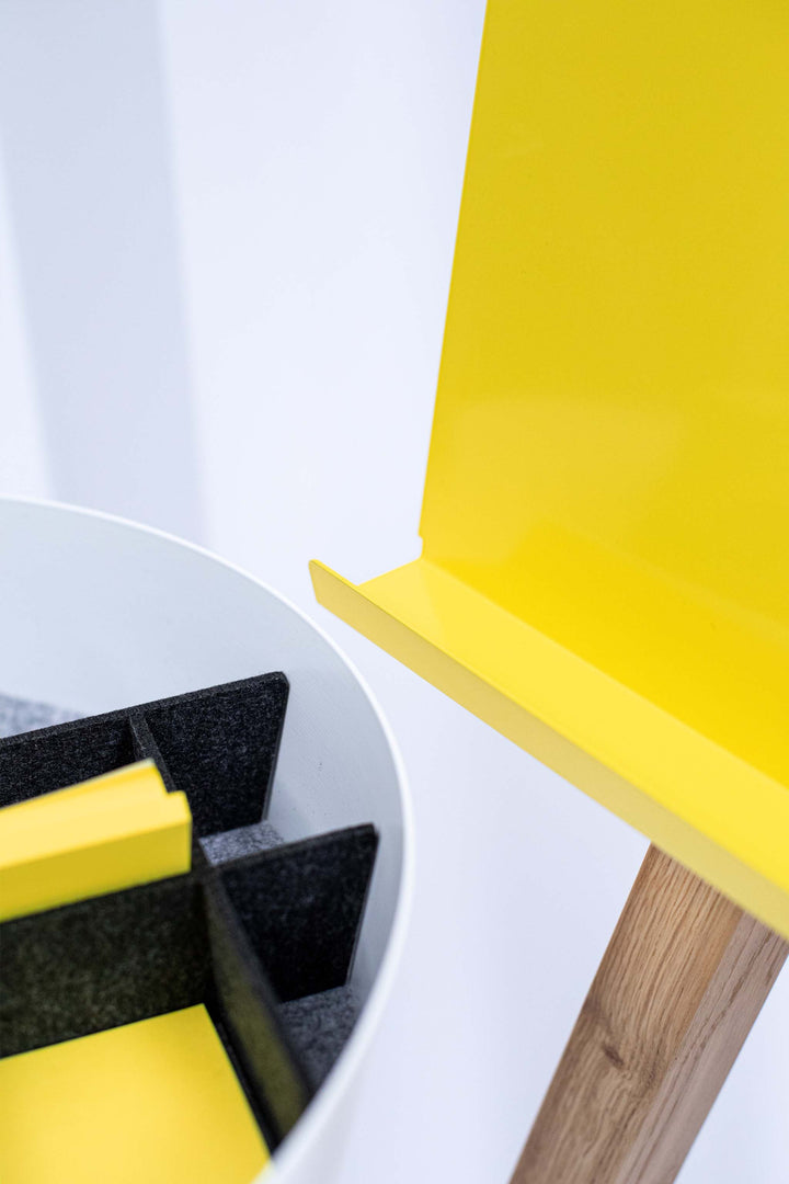 Mobiles Flipchart auf Rollen Freewheelin’